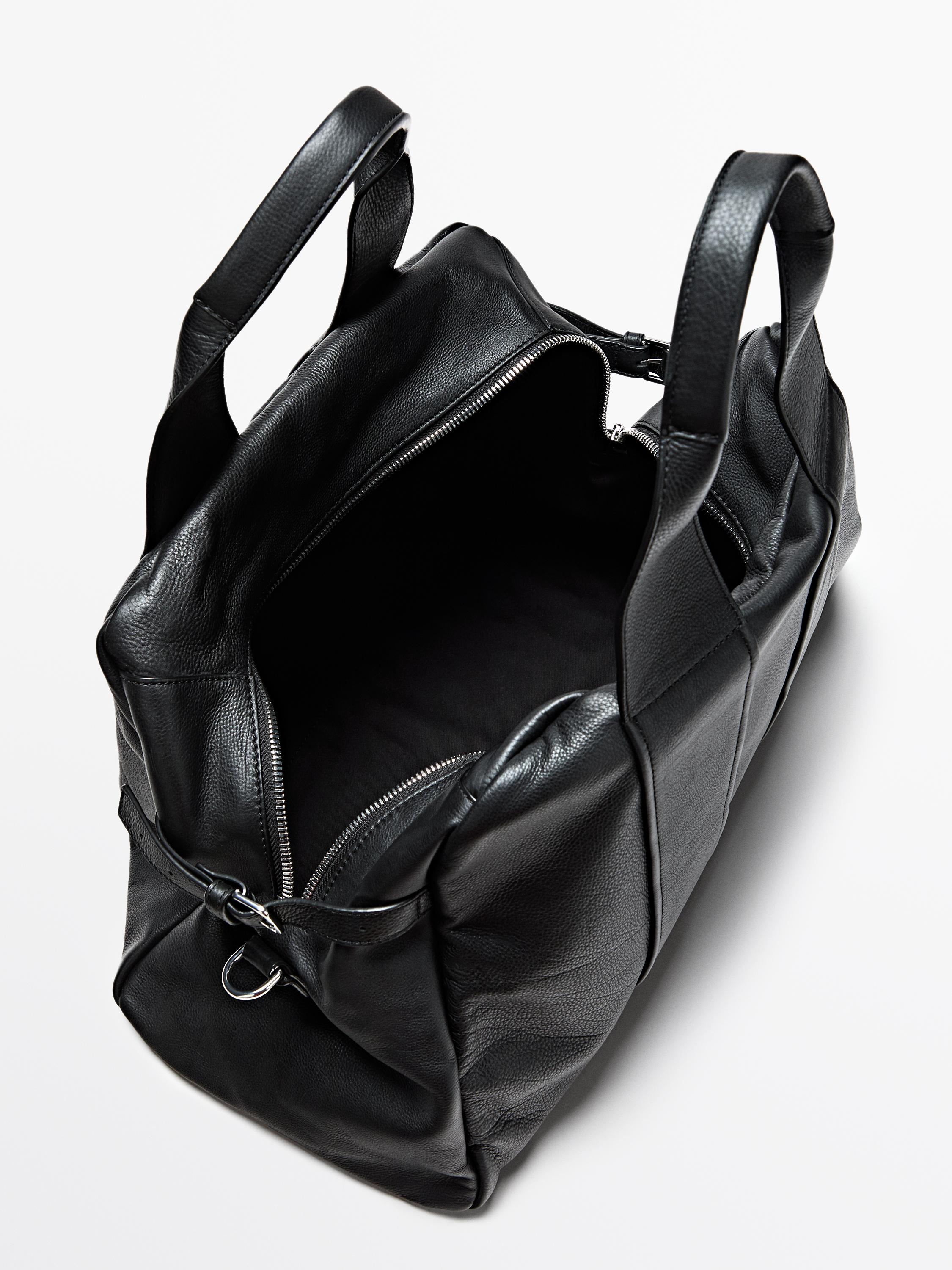 Sac de voyage en cuir nappa